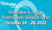 Rec & Act Professionals Webinar Series