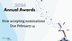 Nominations Are Now Being Accepted for LeadingAge NY's Annual and Employee of Distinction Awards!