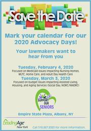 Save the Date for 2020 Advocacy Days!